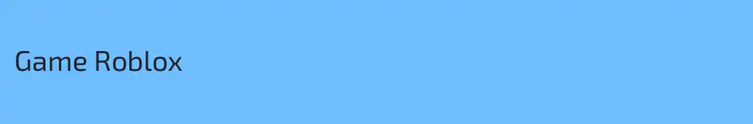 Game Roblox